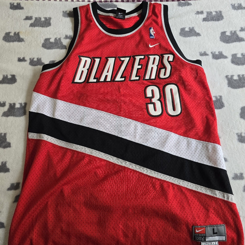 Rasheed Wallace Nike Swingman Portland TrialBlazers Red Basketball Jersey